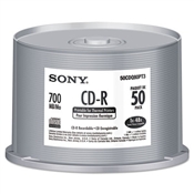 Sony® CD-R Printable Recordable Discs