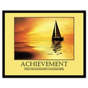 Advantus® "Achievement" Framed Motivational Prints