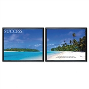 Advantus® "Success-Two Picture" Framed Motivational Prints