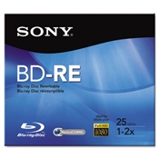 Sony® BD-RE Rewritable Discs